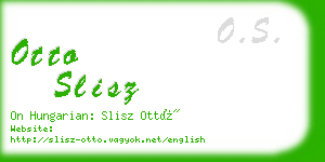 otto slisz business card